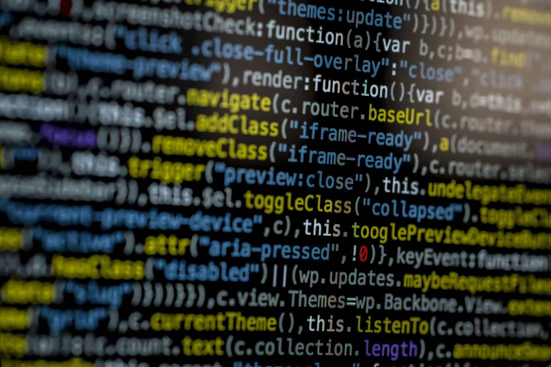 marked-up javascript code
